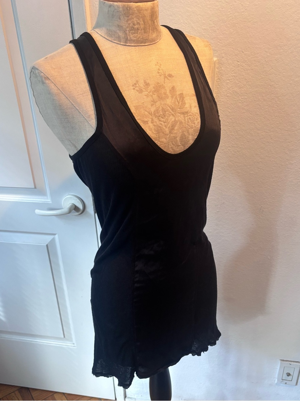 Young, fabulous and broke cashmere blend and silk top